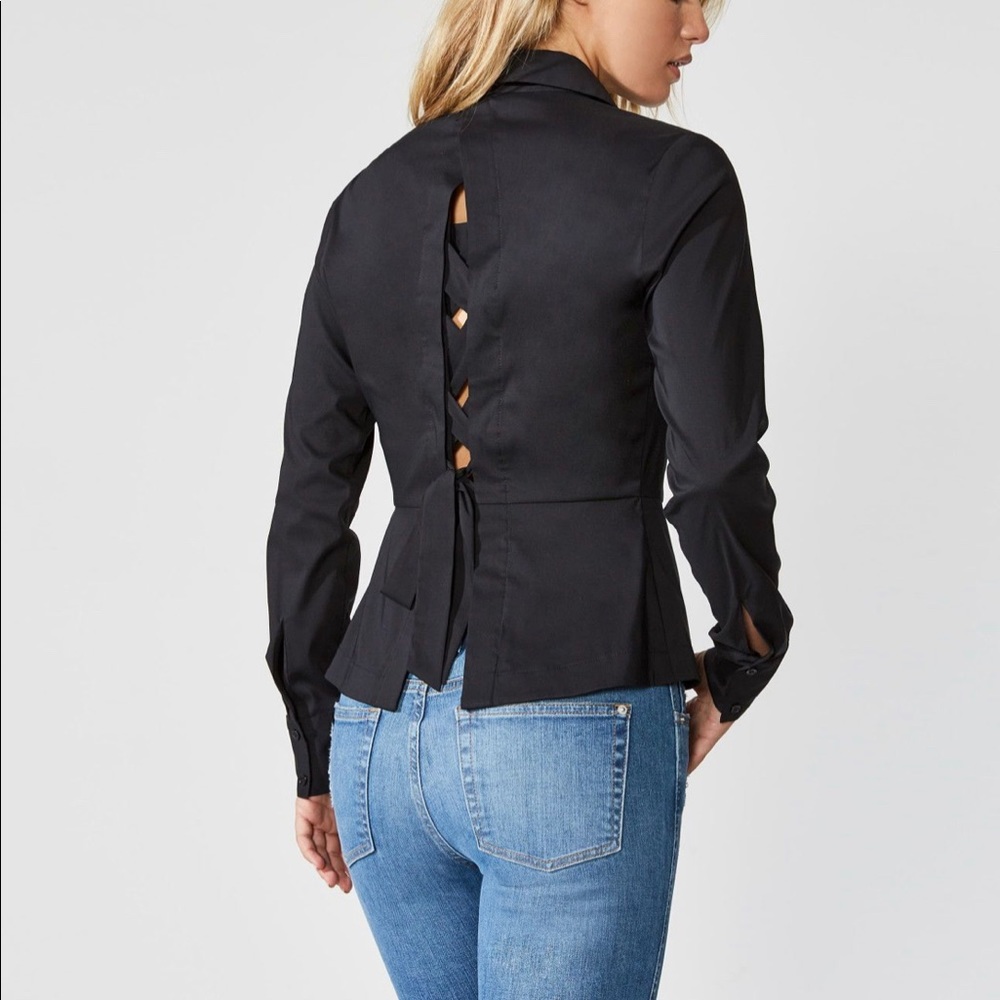 Bailey 44 Women's Bette Lace Up Back Blouse size small